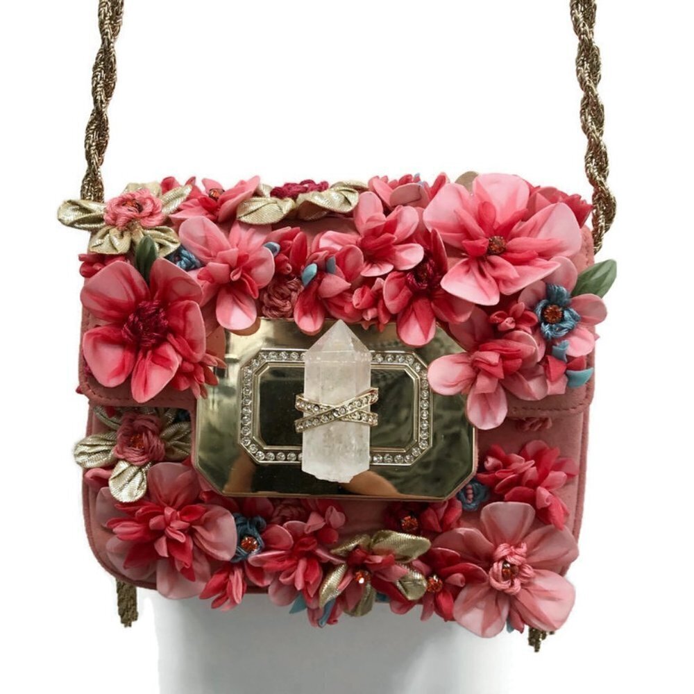 Marchesa Pink Small Phoebe Floral Bag 🌺HP🌺